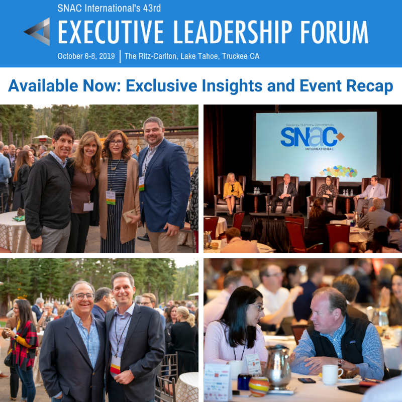 SNACintl's tweet photo. Get exclusive insights from last month's #ELF19! Check out perspectives from snack/retail industry leaders and expert speakers on economic insights, innovating to exceed consumer demands, actionable strategies for workforce development, and much more! https://t.co/n0KLEUhoSH https://t.co/EJV1xu7FxA