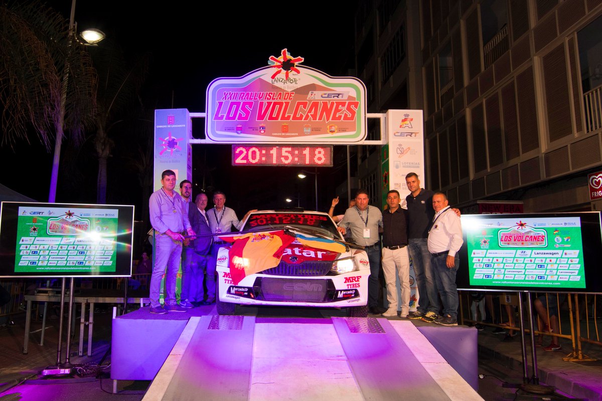 ▶️ Gustavo Fumero-José Vargas saldrán primeros a los tramos del <a href="/RallyeVolcanes/">Rallye Isla de Los Volcanes</a> de #Lanzarote  |   rallyelanzaroteisladelosvolcanes.com/index.php/comp…