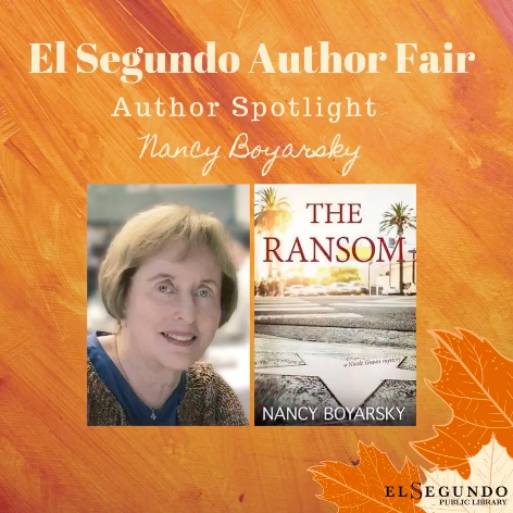 LMpublishing's tweet photo. Have you made plans for Saturday? Don't miss Nancy Boyarsky and her fellow mystery writers (@askzodia , @LidaSideris , and #JeriWesterson ) at the El Segundo Author Fair. The mystery panel starts at 3:30. See you then! https://t.co/JG9P5KUtcN