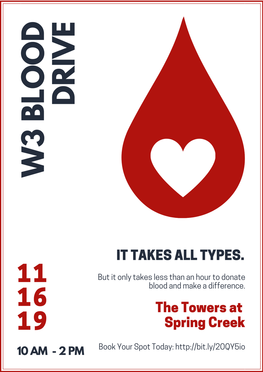 Live_W3's tweet photo. Join Us November 16th from 10am to 2pm @ The Towers at Spring Creek. Walk-ins Welcomed or Book Your Spot Now https://t.co/6amnwmaXWC https://t.co/735CLqhYDR