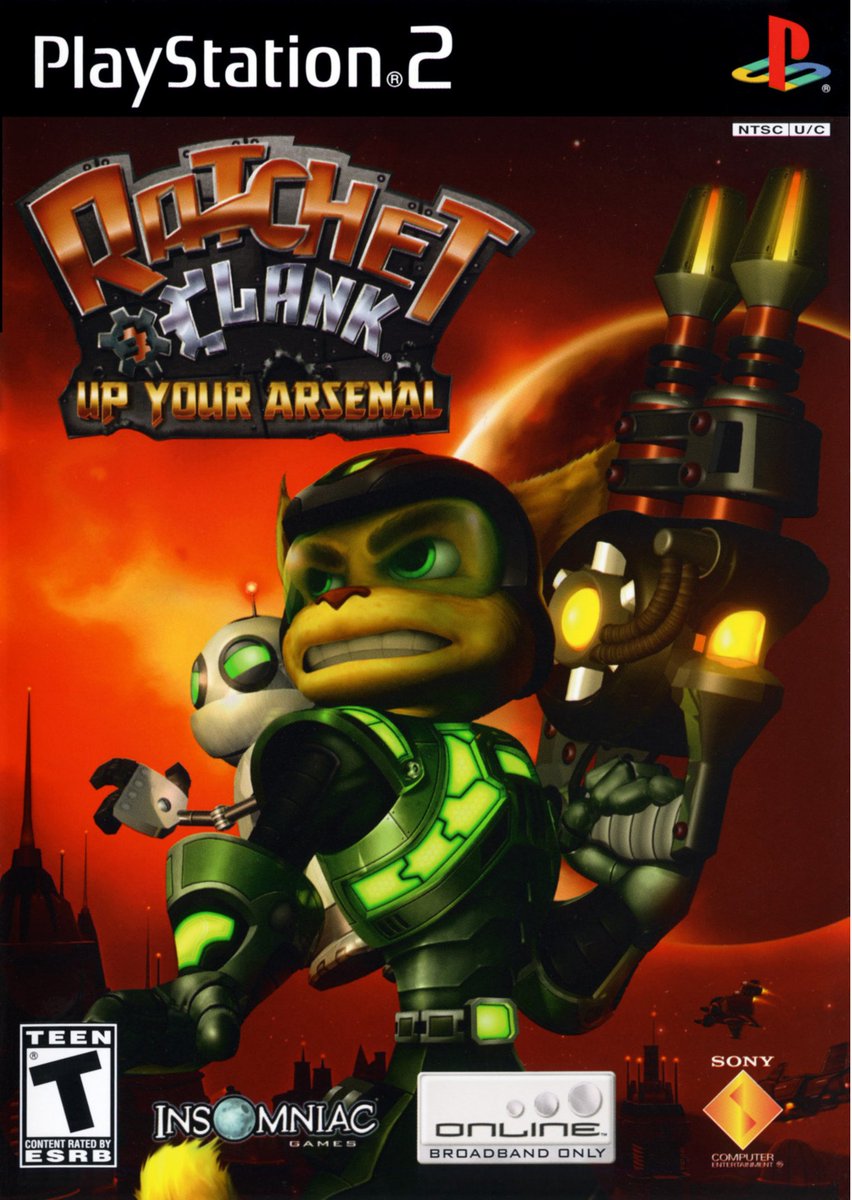 insomniacgames's tweet photo. Happy Birthday Ratchet &amp; Clank: Up Your Arsenal! https://t.co/I0VkGlJPyZ