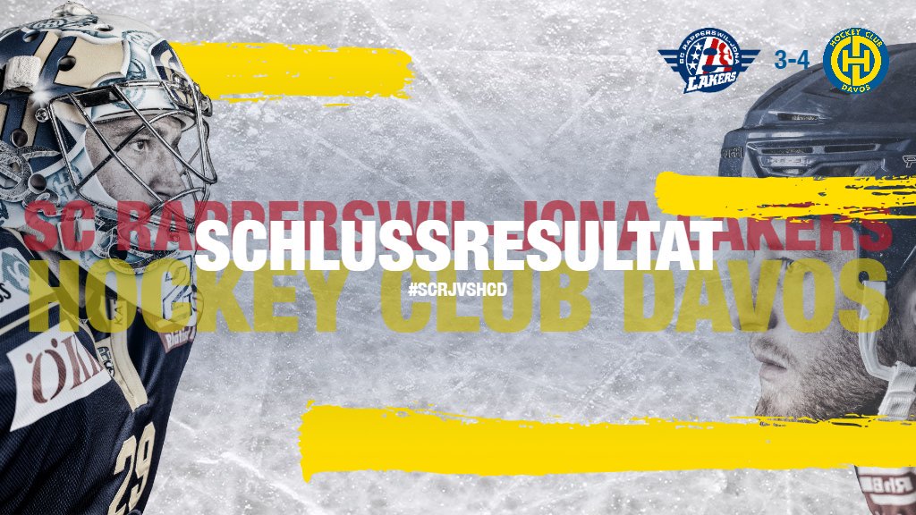 HCD_offiziell's tweet photo. 🔚 60' Der #HCD mit dem vierten Sieg in Serie. Die Davoser gewinnen in Rapperswil mit 3:4. Torschützen waren: Jung, Baumgartner, Hischier und Marc Aeschlimann. Morgen Abend spielen wir zu Hause gegen den Lausanne HC. Matchbericht folgt unter https://t.co/Zl5mjS1n1r #MythosHCD https://t.co/SzUT2qOkK8