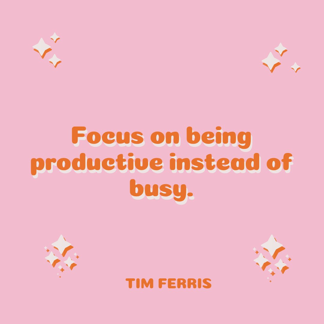 EntrepreneurNN's tweet photo. Don't get bogged down in the busy work - focus on what tasks will be productive and beneficial to your company.
#timferris #productivity #business #smallbiz #startup #entrepreneur #busy https://t.co/5qumvlFeyK