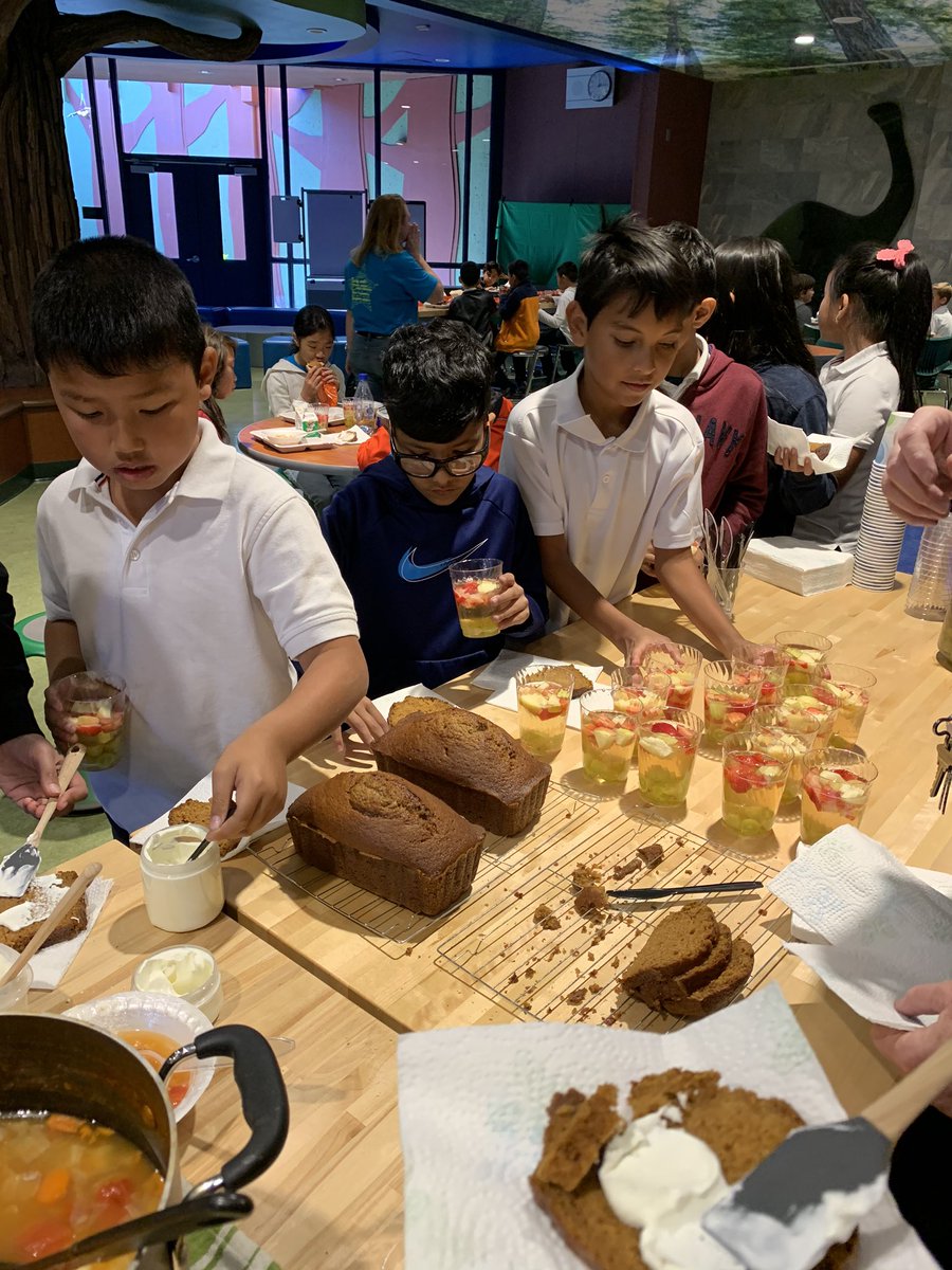 BusdSummerdale's tweet photo. Mrs. Allen &amp; Mrs. Nuckels class cooking project was a huge hit! We read Witch’s Bone Soup in the library and then made the soup, pumpkin bread, homemade butter and fruit punch in the FIS Space!
#Pathwaytothefuture https://t.co/szx4wpzCtD