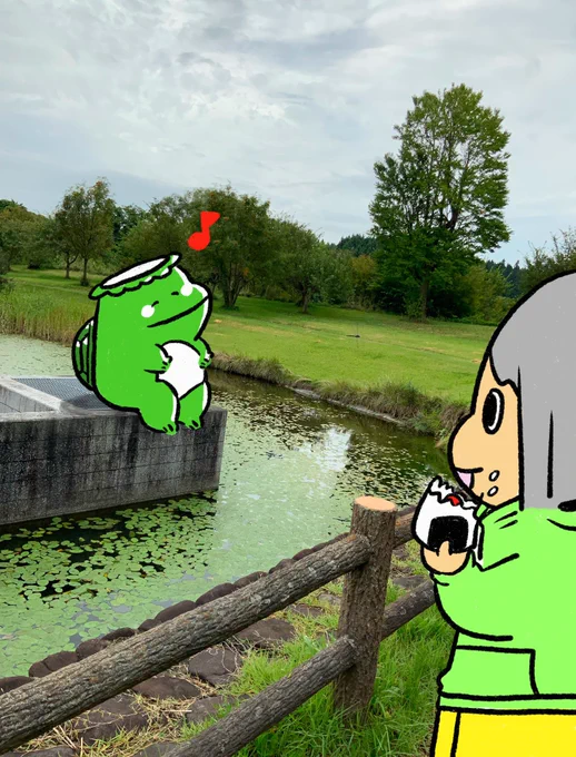 【青森の風景】
ちょっと前の写真ではありますが、カッパがいそうな水辺発見!カパたんもニコニコで嬉しそうです。
#ポプたんとカパたん 