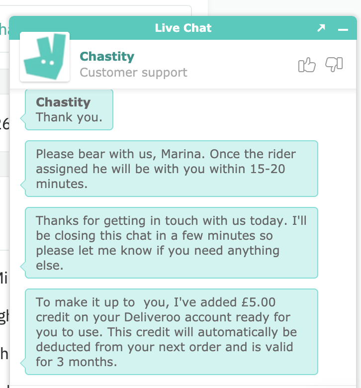 MarinaLinBro's tweet photo. @Deliveroo double wah and only 5 quid off the next order @Deliveroo ?! https://t.co/oxjxyFvTD0