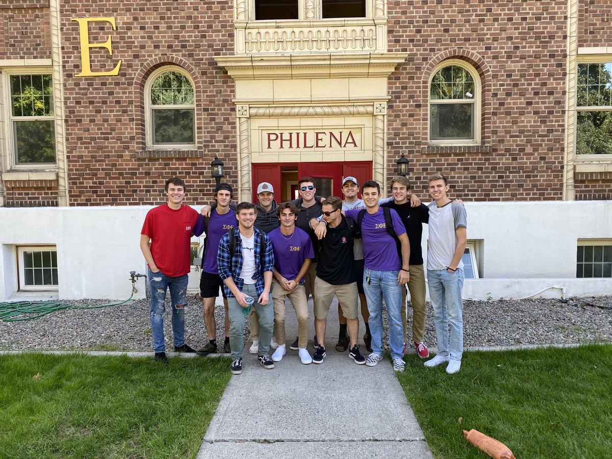 EWU_SigEp's tweet photo. 118 years ago today, Nov. 1st. 12 men found this great fraternity on the principles of Virture, Diligence and Brotherly Love. We are forever thankful for the memories and friendships that SigEp has given us. Happy Founders Day to every SigEp across the nation!❤️💛💜 #VDBL #HFF https://t.co/DHPmHhWqu8