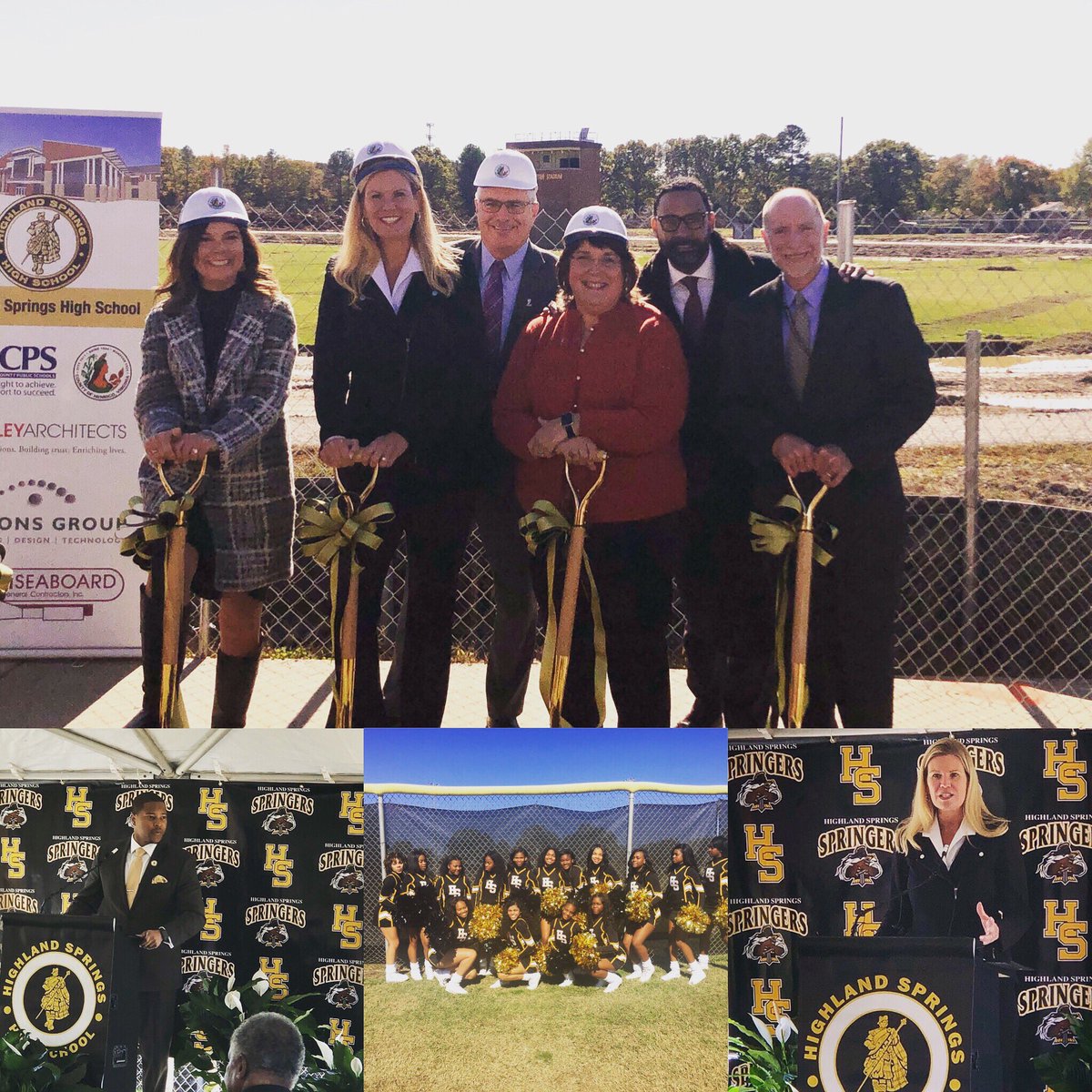 Beverly Cocke, M. Ed. (@beverlycocke1) on Twitter photo What a great day for our Henrico Ss!! Today we officially broke ground for the new Highland Springs High School too...Look out 2021! ā¦<a href="/HSHS_Principal/">Kenneth White Ed.D.</a>ā© ā¦<a href="/RoscoeCooperIII/">Rev. Dr. Roscoe D. Cooper, III</a>ā© ā¦<a href="/HenricoSchools/">Henrico Schools</a>ā© ā¦<a href="/HenricoNews/">Henrico County Government</a>ā© What a great day for our Henrico Ss!! Today we officially broke ground for the new Highland Springs High School too...Look out 2021! ā¦<a href="/HSHS_Principal/">Kenneth White Ed.D.</a>ā© ā¦<a href="/RoscoeCooperIII/">Rev. Dr. Roscoe D. Cooper, III</a>ā© ā¦<a href="/HenricoSchools/">Henrico Schools</a>ā© ā¦<a href="/HenricoNews/">Henrico County Government</a>ā©
