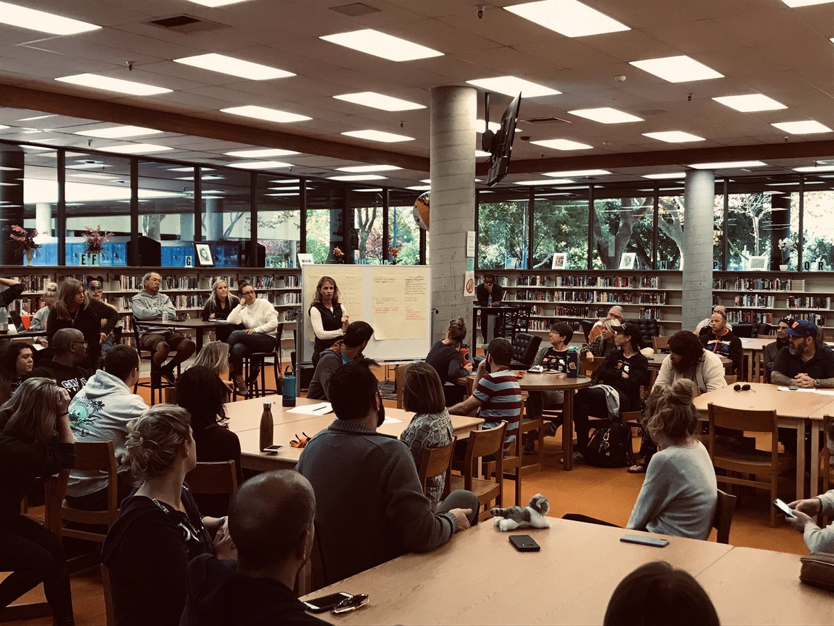 Teacher leaders sharing how they will remove barriers and make content accessible to ALL students. #WarriorTeacherTribe #AllStudentsLearningEveryday