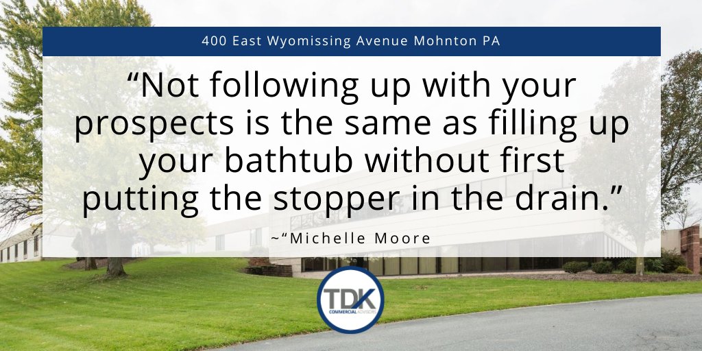 TDKCA2's tweet photo. “Not following up with your prospects is the same as filling up your bathtub without first putting the stopper in the drain.” ~Michelle Moore

#MondayMotivation https://t.co/2aaahwjepm
