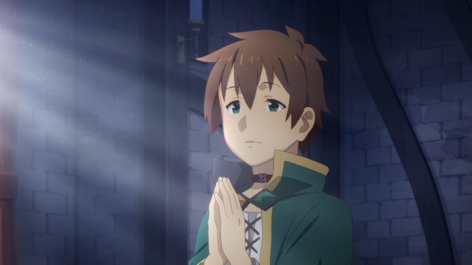 Crunchyroll's tweet image. ⚔️ FLASH CONTEST ⚔️ RT &amp;amp; Follow @Crunchyroll for a chance to win this shikishi signed by Kazuma&apos;s voice Actor, Jun Fukushima! #KonosubaMovie