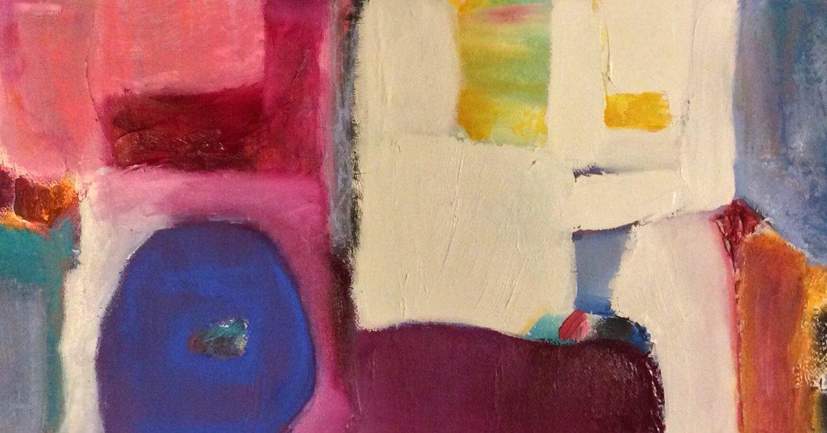 JudithAnnBrown's tweet image. Two panels #abstractcolour #botanicalinspiration