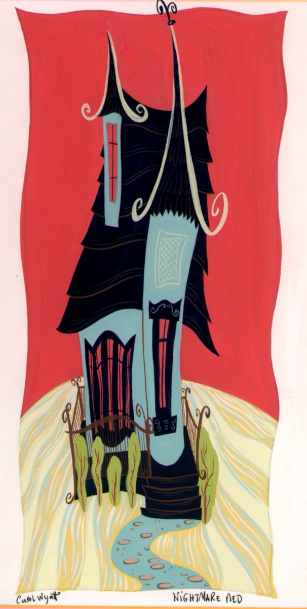 The TV show was also a work of art. Just incredible backgrounds and color choices by Carol Wyatt.