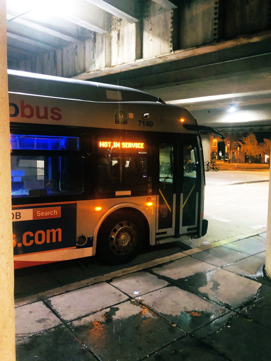 ItsDTruth's tweet image. En route to @Reagan_Airport I encountered the most bitter, angry bus driver — bus signage reads #NotInService and she got big mad because I asked where the bus was going — you ma’am are the #donkeyoftheday @cthagod @wmata @nbcwashington