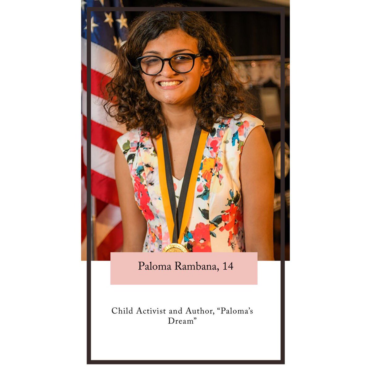 Pretty2Me_LYF's tweet photo. We hope you all had a safe Halloween yesterday! To wrap up our week, today’s #Youngladyoftheweek is 14-year-old Paloma Rambana from Tallahassee, Florida. Paloma was born with a rare condition called Peter’s Anomaly, which causes her to be visually impaired. (Cont.) https://t.co/SW4WbJnhP9