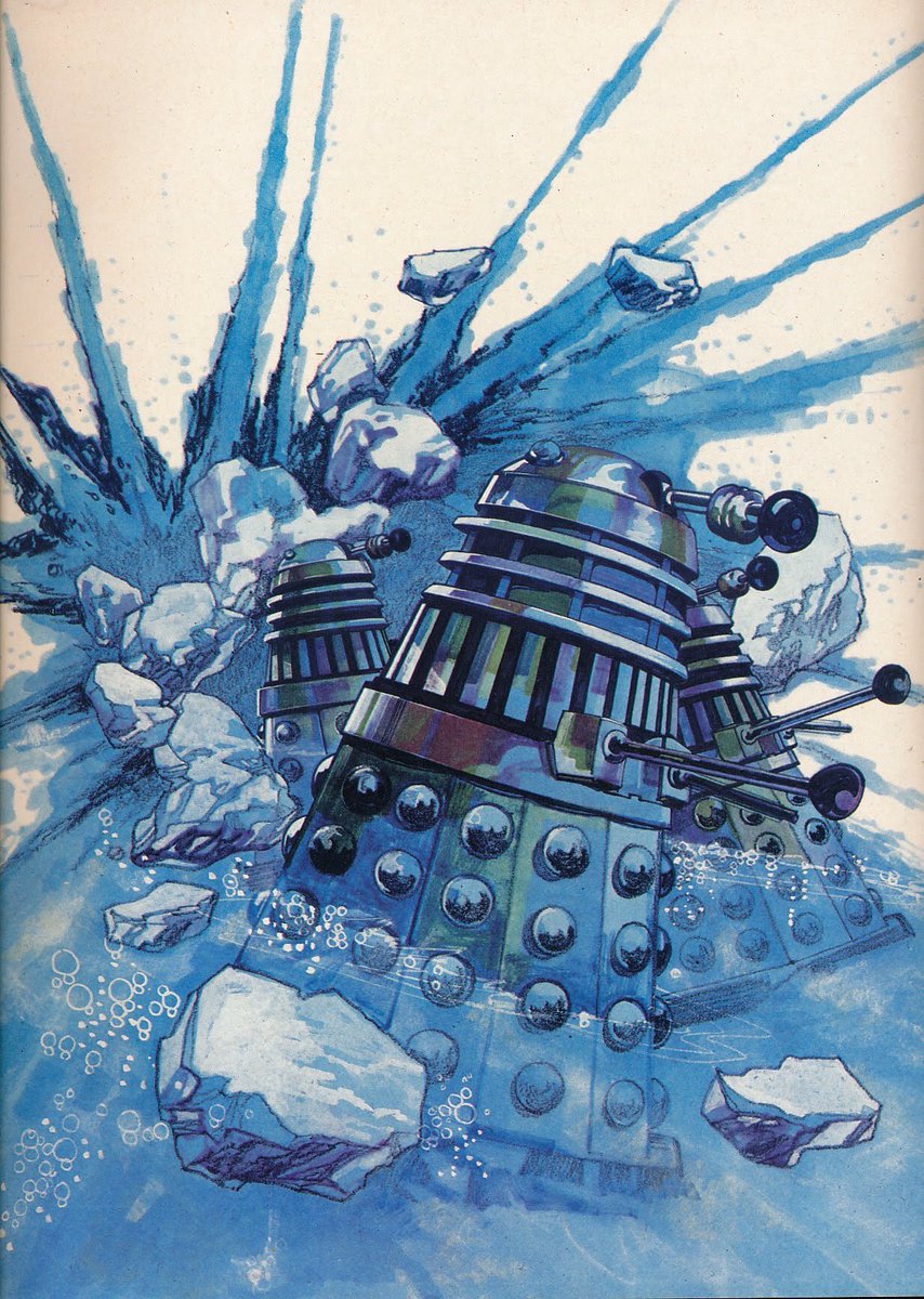 Art from Doctor Who and The Daleks Omnibus (1976), credited to the 'General  Illustration Company', image size:854x1200