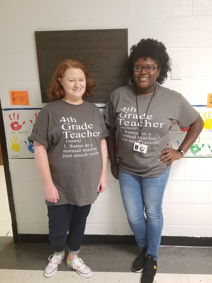 lenay_star's tweet photo. Showing everyone the true definition of a 4th grade teacher!!! We're minus one from the picture but I love this team and the way we work together!! #love4thgrade https://t.co/IDzAtQAzKp