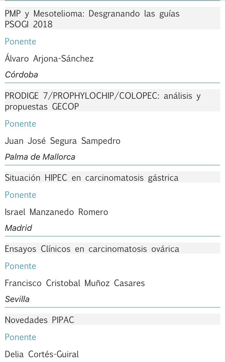 SeguraJuanJ's tweet photo. El próximo #8Nov estaré en #RNCirugia2019 hablando del #Prodige7 y el #COLOPEC.
¿Qué conclusiones podemos sacar? ¿Cómo interpretar esos resultados?
Todo esto y mucho más sobre #HIPEC y carcinomatosis en las ponencias de “Cirugía Oncológica Peritoneal” a las 9:30 https://t.co/scEQ9N0xlZ