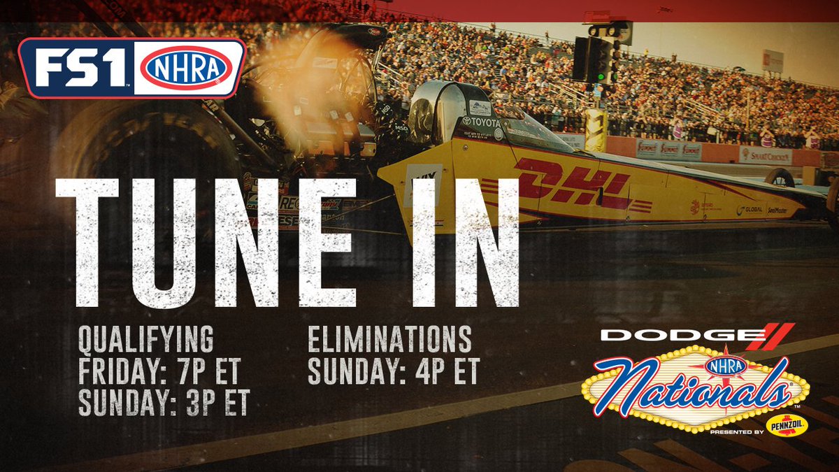 DHLUS's tweet image. Who's ready to watch the #yellafellas win big at the #VegasNats?
Help us cheer on @TeamKalitta and look out for @richiecrampton and @JRTodd373 who are racing in specially designed #50yearsofDHL race cars!