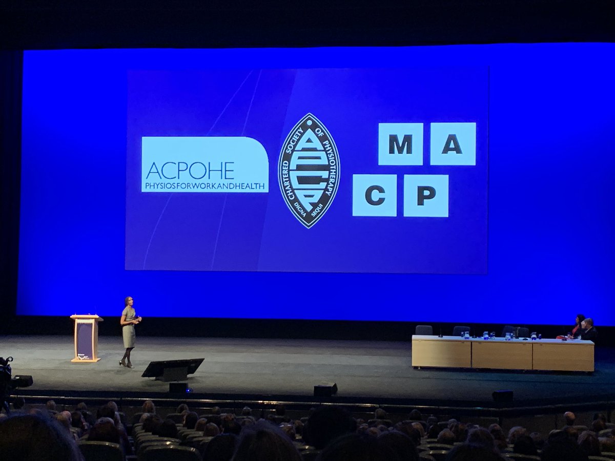 ACPOHE's tweet image. This is @RobKellyPT signing off from the @ACPOHE #TwitterTakeover! Had a busy but brilliant day following the #FitForWork theme @thecsp #Physio19 and tweeting like mad!📱 Handing over to @ashjamesphysio for tomorrow’s takeover 👍 Don’t forget the #ACPOHEmugshot 😜