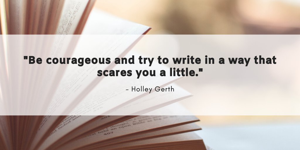 In honor of #NationalAuthorDay, here is a writing quote from @HolleyGerth. Stay inspired, #writingcommunity! #indieauthor #amwriting #quote