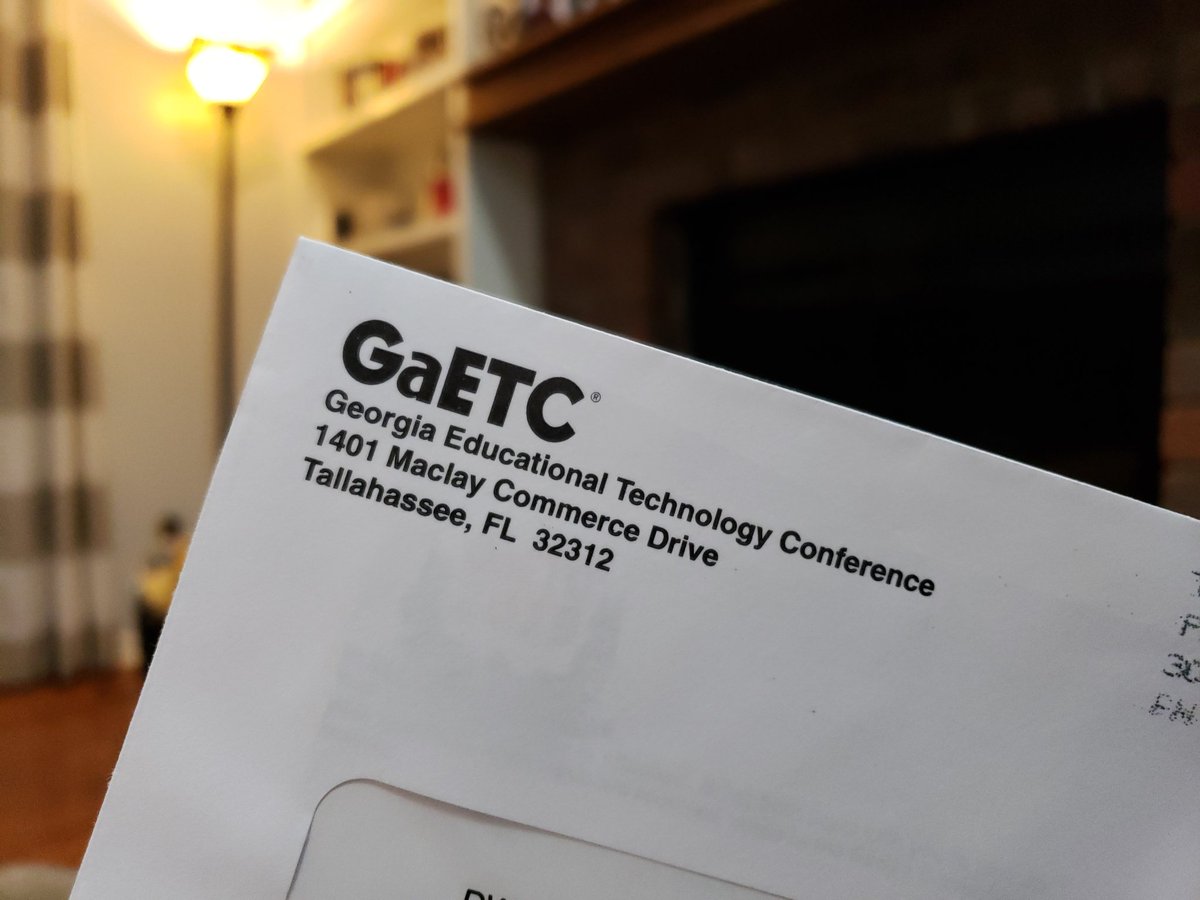 TECHCOORD_J's tweet photo. My GaETC conference badge came in the mail today!!! @DeKalbSchoolsIT #GaETC19 #DCSDFUSE #DCSDLevelUp https://t.co/482TQladZ3