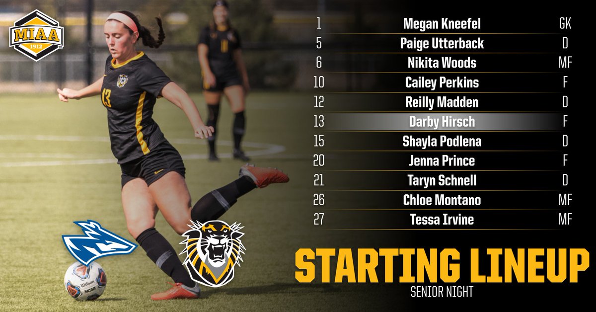 Starting 1⃣1⃣
30 minutes til kickoff here at FHSU Soccer Stadium!
🖥️: themiaanetwork.com/fhsutigers/
📊: fhsuathletics.com/sidearmstats/w…
#DefendTheFort