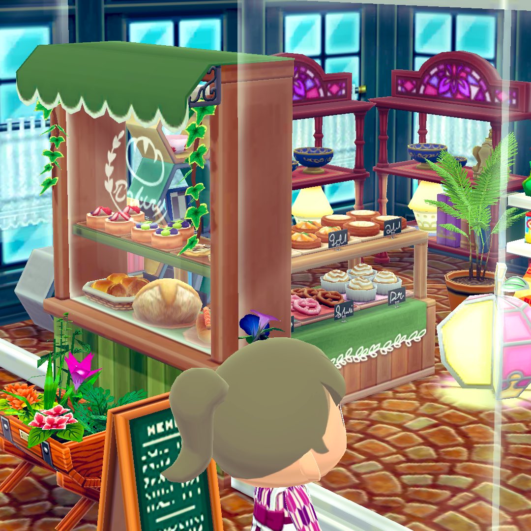 oatmeal_b's tweet photo. #ポケ森 #ポケ森レイアウト　#PocketCamp  朝食に��かがでしょう。 https://t.co/wNW4mQsWaY