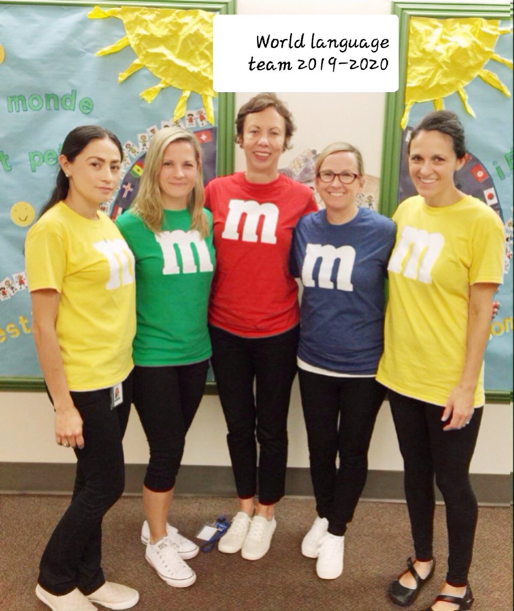 I love my World Language team! We have our individual strengths and we do our best to help and support each other! #trinitylearns