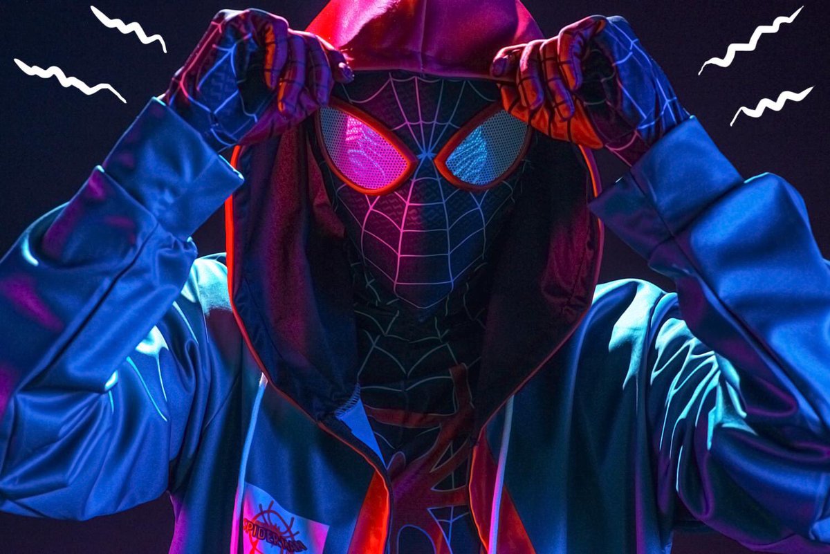 鉄人 Spider Man Into The Spider Verse マイルス モラレス Cosplay Spiderverse スパイダーバース続編22年4月8日公開 メチャクチャ楽しみ 눈 눈 و 協力 Nami スケ 撮影 Kazuma スタジオ Studioangle T Co Hel4t1umsk