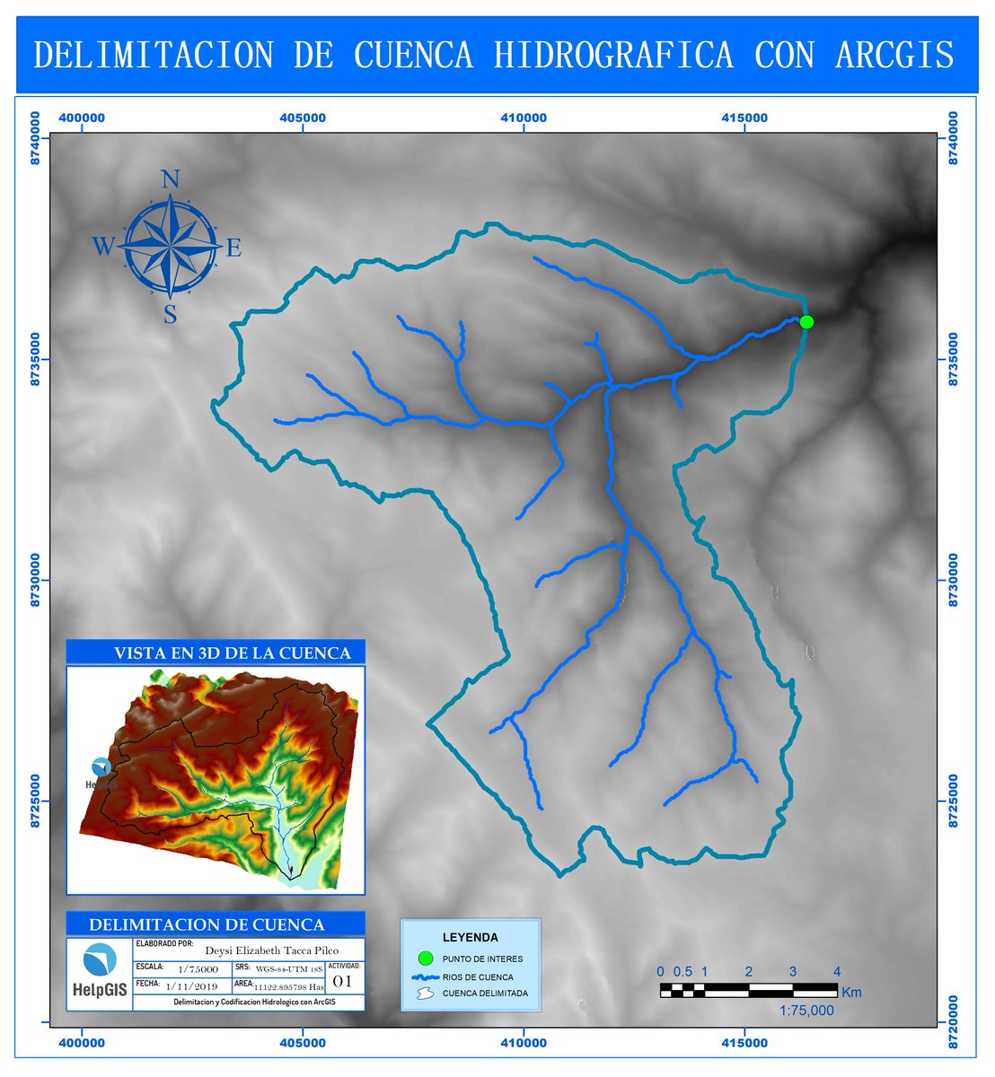 ElizaBETH_TACCA's tweet photo. Actividad 01: Delimitación de una Cuenca Hidrográfica desarrollado en el Curso de "Delimitación y Codificación de Cuencas Hidrográficas con con ArcGIS" realizado por la empresa @HelpGIS 

#CuencaGIS #HelpGIS #DelimitacionDeCuenca https://t.co/qcKBeb7p6Z