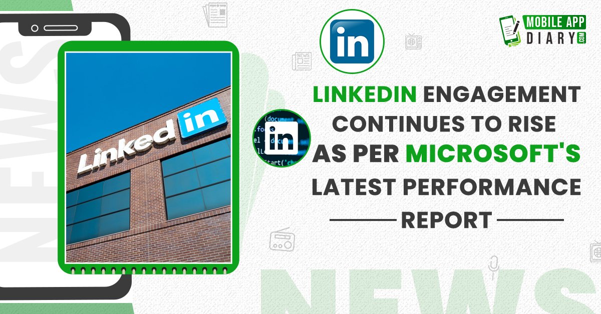 mobileappdiary's tweet photo. #LinkedIn is on its growth journey, according to #Microsoft's latest perfomance report.
Visit for more such news - https://t.co/j7WUJKAgYU
#success #growth #journey #linkedinapp #performance #technews #appnews #appinfo #mobileappindustry #MobileAppDiary https://t.co/Bv489xLbF2