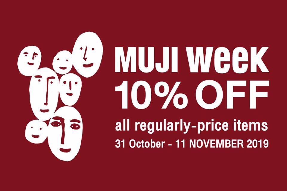 mujithailand's tweet photo. 【MUJI Week Promotion】สินค้าราคาปกติทุกชิ้น ลด 10%

ตั้งแต่วันที่ 31 ต.ค. 2562 - 11 พ.ย. 2562
ที่มูจิทุกสาขาค่ะ

*ยกเว้นสินค้าโปรโมชั่นและสินค้า SALE https://t.co/xMU7dUofAi
