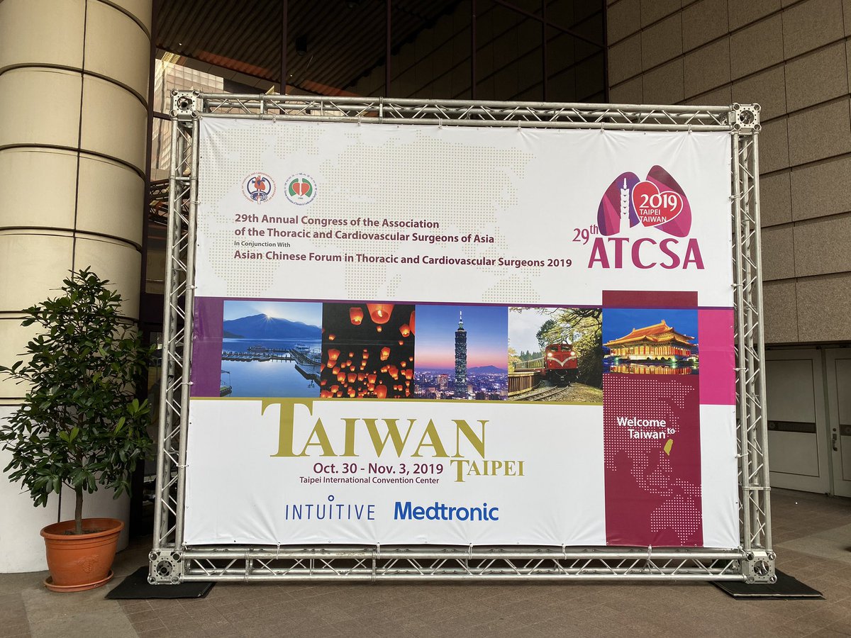 GilbertTangMD's tweet image. Honored to be at 29th #ATCSA surgical meeting in Taipei, Taiwan to give two invited lectures on future of #TAVR and imaging in transcatheter mitral intervention. Room was packed! Great food and awesome to catch up with old friends also