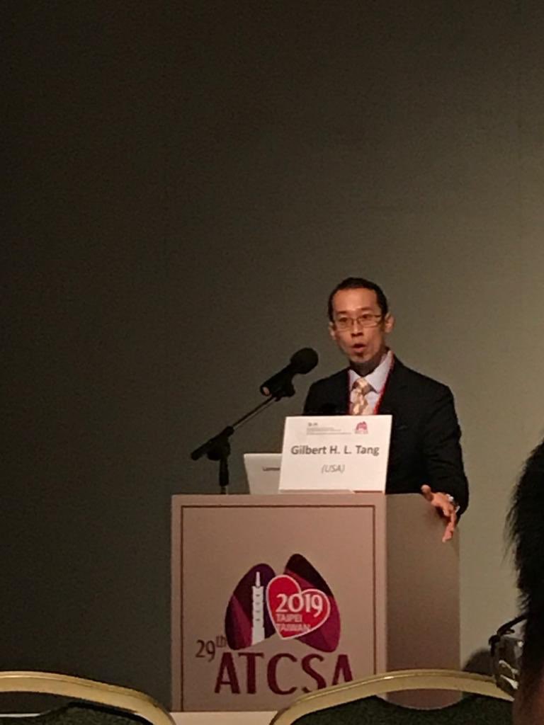 GilbertTangMD's tweet image. Honored to be at 29th #ATCSA surgical meeting in Taipei, Taiwan to give two invited lectures on future of #TAVR and imaging in transcatheter mitral intervention. Room was packed! Great food and awesome to catch up with old friends also