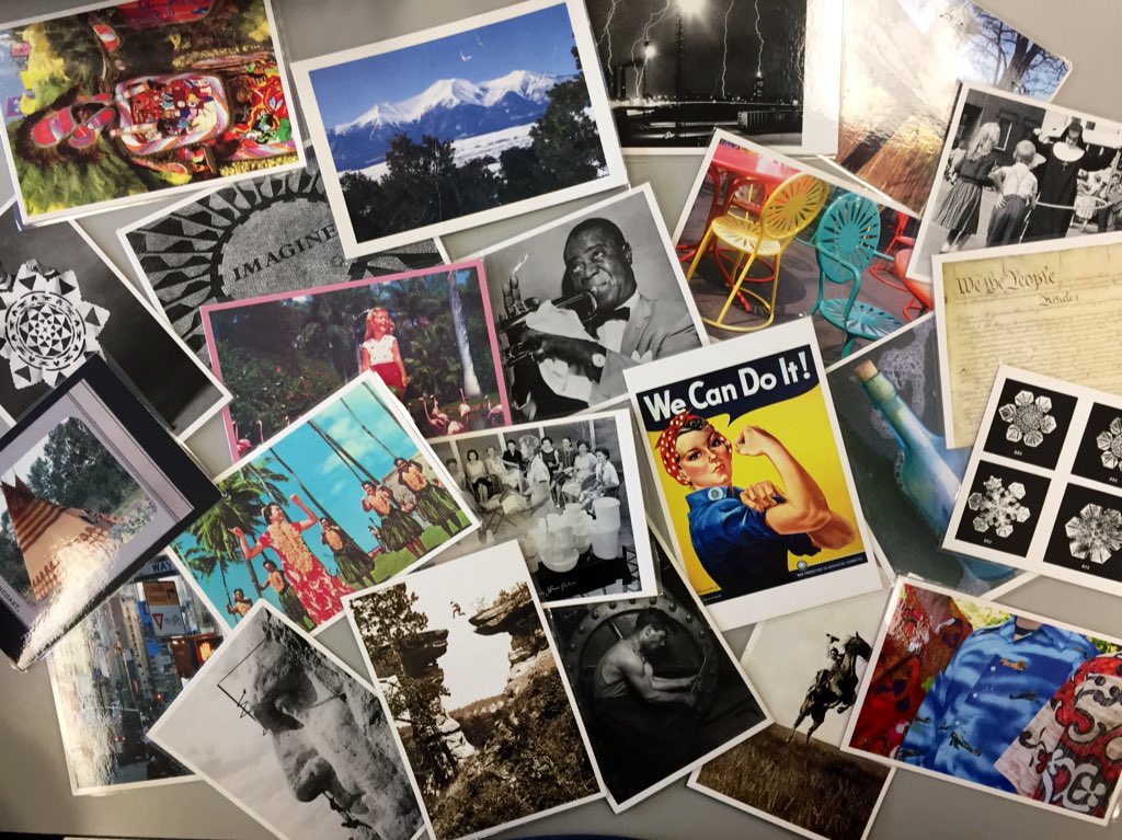 MissSeverin1's tweet photo. Pick a postcard to reflect on how you feel after trying something new! @LEADUWindsor https://t.co/nolcB92rd6