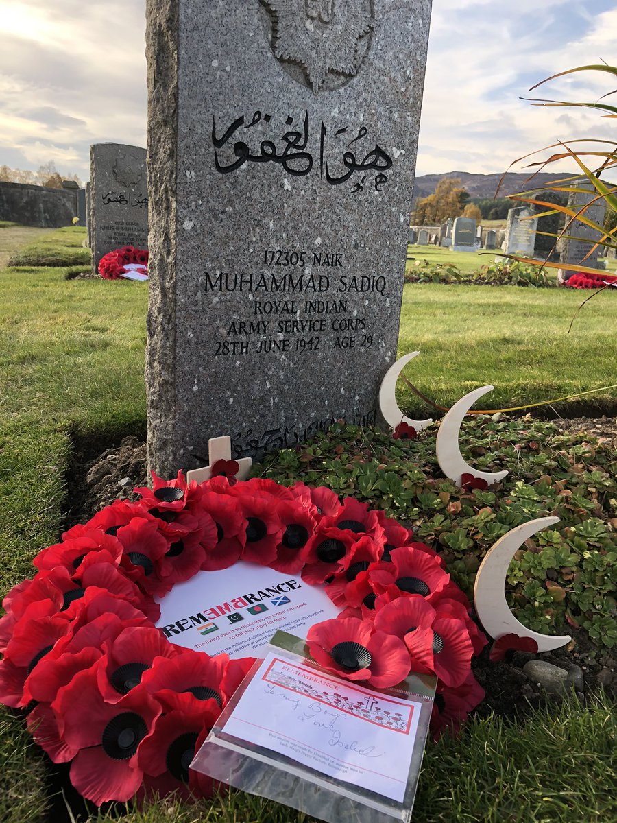 #WeWillRememberThem Feelings &amp; thoughts from Kingussie remain alive An incredible honour to be with Isobel Harling #legend <a href="/MuslimsinWW1/">Muslims in WW1</a> <a href="/TheAFMA/">AFMA</a> <a href="/FHF1419/">Forgotten Heroes 14 -19 Foundation</a> #ScotlandIsNow 4million British Indian soldiers helped defend Britain- do you think enough people know??