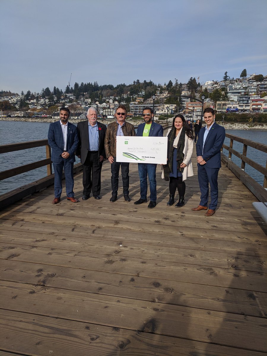 TD proudly supports <a href="/whiterockcity/">City of White Rock</a> and <a href="/PierFriends/">Friends of the Pier</a> to rebuild iconic White Rock Pier #CanadasLongestPier #TheReadyCommitment <a href="/TD_Canada/">TD (Canada)</a> <a href="/AndyCribb_TD/">Andy Cribb</a> @KellyLam_TD <a href="/JimKershaw_TD/">Jim Kershaw</a> <a href="/GaryAulakh_TD/">Gary Aulakh</a> <a href="/SunnyChahal_TD/">Sunny Chahal</a>