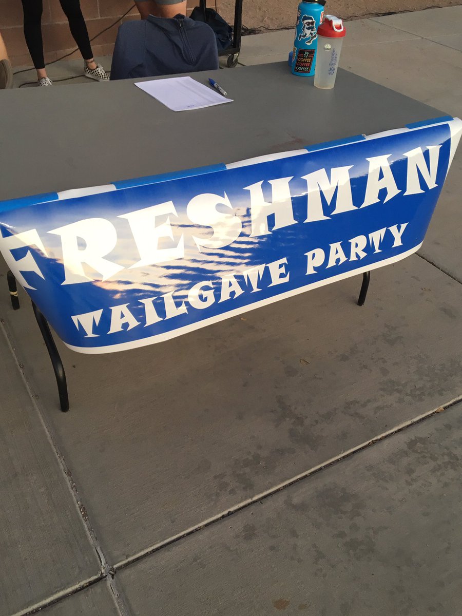 phs_crew's tweet photo. Freshmen Tailgate Tonight! Games and pizza before bashing the bears! #PerryFootball #PumaNation #BashTheBears https://t.co/hpzD8paFfu
