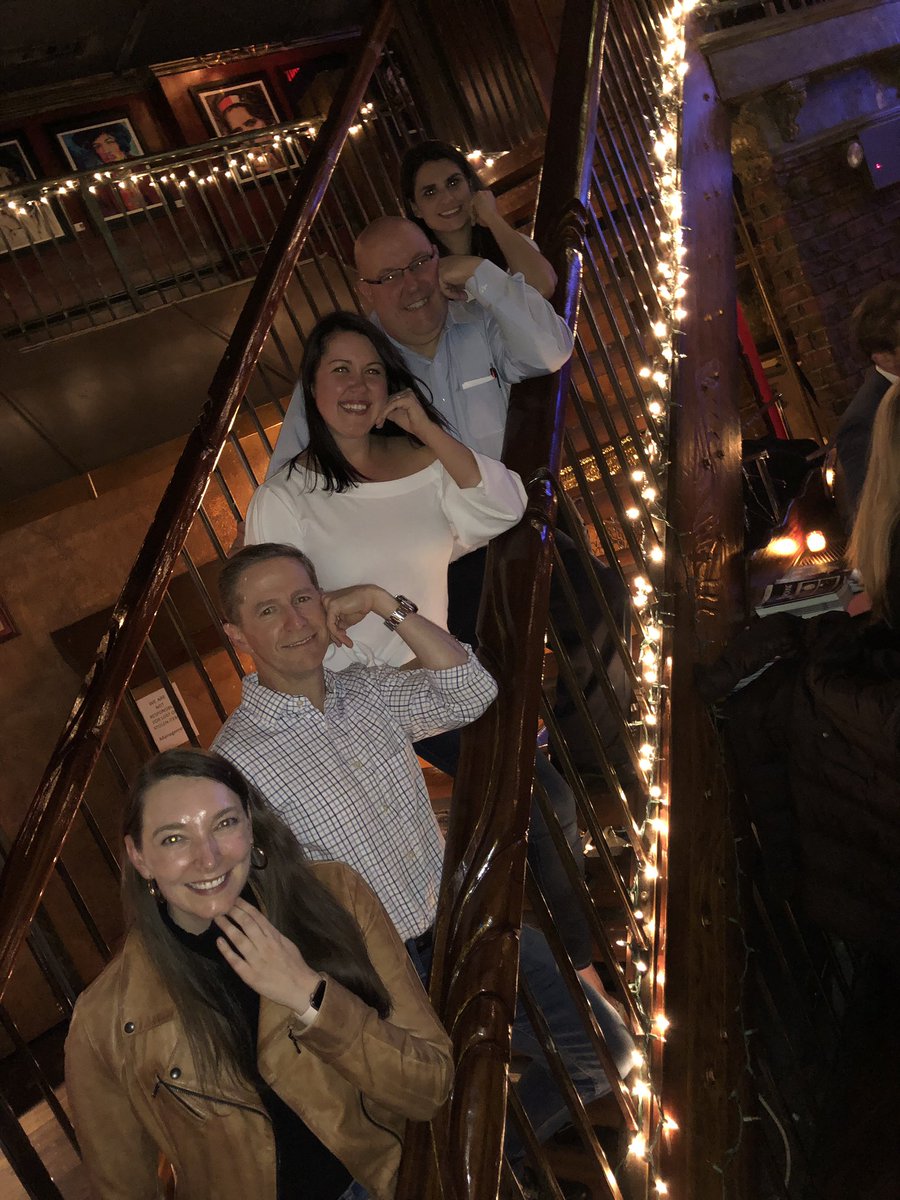 alanmlevin's tweet image. Practicing for our holiday photo! Ultimate cross campus collaboration at the @CuttingRoomNYC - cheering on @calbanese722 and the band!