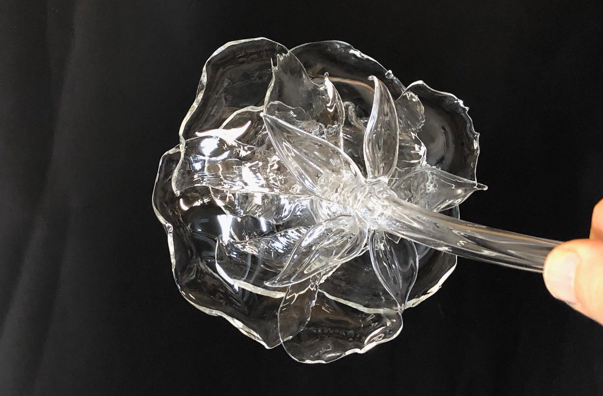 Utsusemi_Glass Sculpture on X