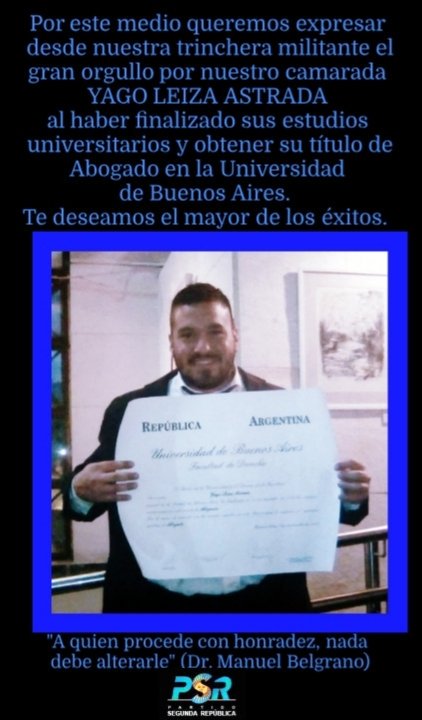 psrmatanza's tweet photo. En tiempos donde se intenta degradar a la juventud, hoy tenemos la certeza más que nunca que #SomosLaResistencia 
@DerechoUBA https://t.co/JZciRq0XqD