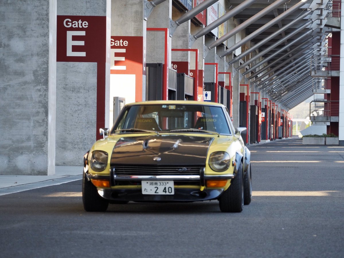 Nobuhiro Someya 240z 今朝の朝徘徊は富士スピードウェイ 走りたくなるな S30z 240z 富士スピードウェイ 愛車撮影