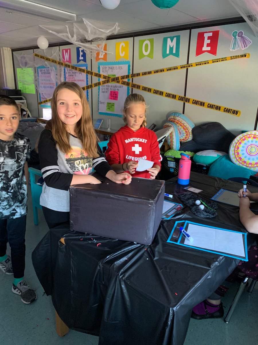 MissPesavento's tweet photo. It may have been messy, but it was so much fun! Students loved competing in ‘Fear Factor’ challenges for math today! #setthestagetoengage #WillardPride https://t.co/h3wEuqIcxW