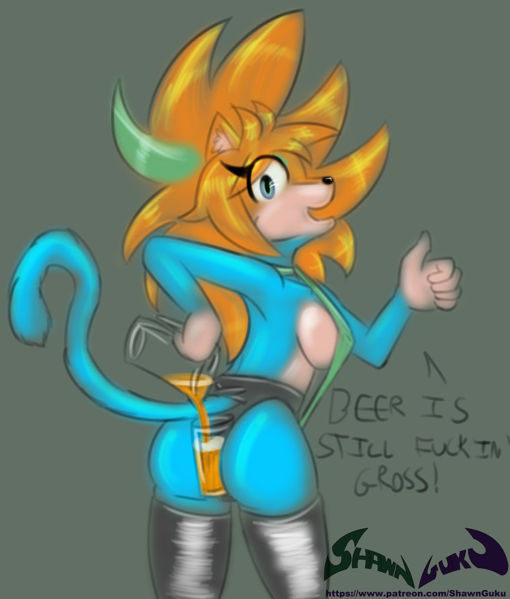 shawnleeguku's tweet photo. Alright, I've put it off long enough! 500 follower raffle here we go! Like, retweet, and comment with a ref to enter! Winners will be drawn doing the #BeerButt challenge in a colored sketch style like the examples below! Followers only, new followers welcome! 💚 https://t.co/lLtZfPl7eb
