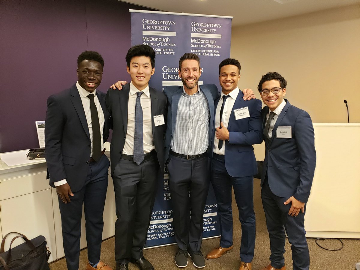 Fantastic group of freshmen who participated in the <a href="/msbgu/">Georgetown McDonough</a> real estate case competition today!  They showed courage and grew.  #steersglobal