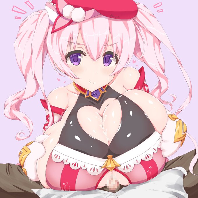 ドヤ顔ツムギちゃんの着衣パイズリコミッション納品しました～匿名の方ありがとうございます!Skeb現在5件受けてますプリコネR  #コミッション #commission 