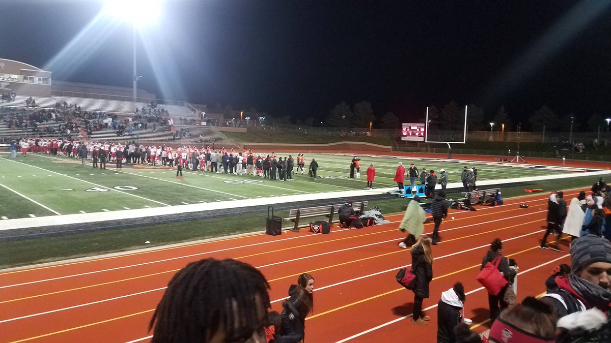 And that's the ballgame!!  EK wins their playoff opener 38-12. Great win Falcons!