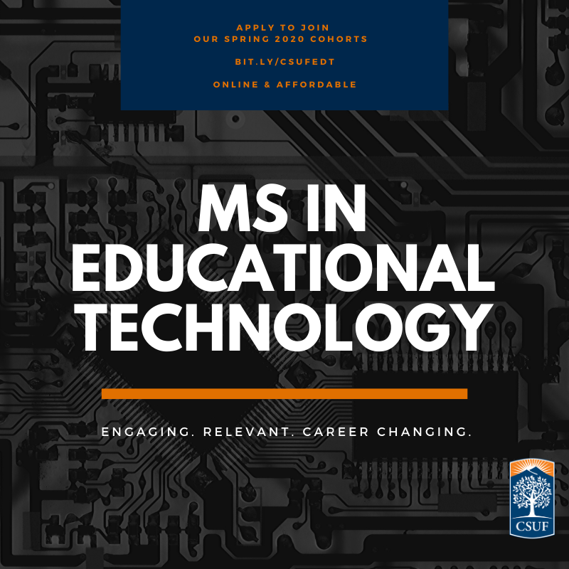 CSUF Ed Tech Program tweet media