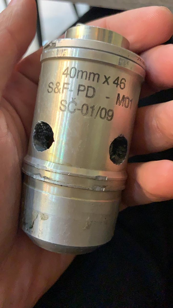 Hiwaosman's tweet photo. A new gas with a suspected nerve agent is being used. The protestors are falling unconscious &amp; the medical teams in the square beleive that it is causing damage to the nervous system. Can anyone help identify the origin &amp; content of the canister? 
#IraqProtests https://t.co/6p2DXCaZ1M